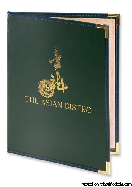Two View Seville Menu Cover