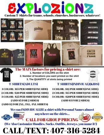 Custom Tees For Sports TeamsSchoolsChurch esBusinesses And More