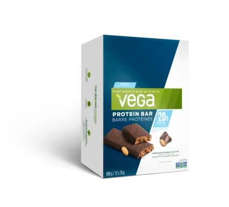 Vega 20 g Protein Bar Chocolate Peanut Butter Box of 12