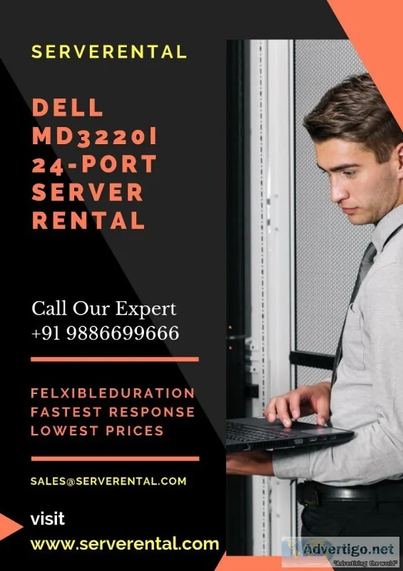 Refurbished Dell PowerVault MD3220i 24-Port Server for Rental