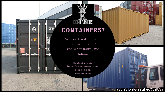 UsedNew Cargo Containers