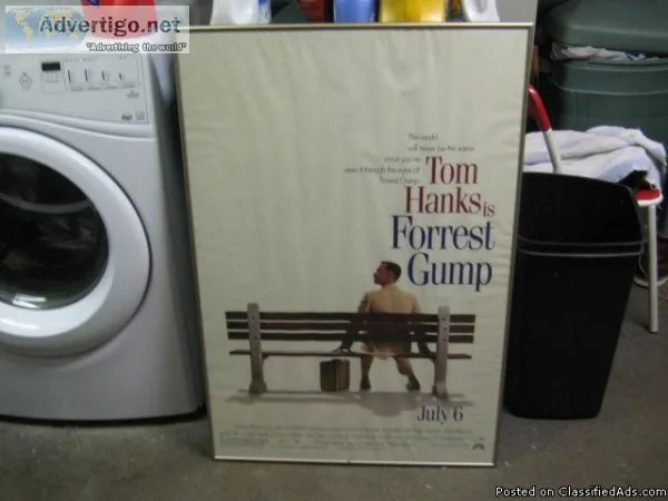 Forrest Gump - Matted and Framed Movie Theater Poster