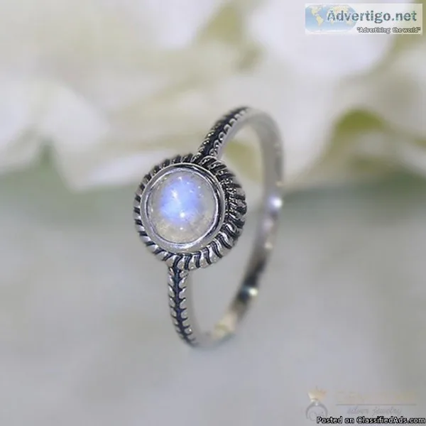 Moonstone Ring Subtle Nook-GSJ