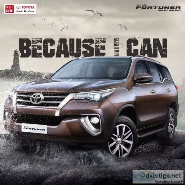 Toyota Fortuner on road price in Vijayawada  Radha Madhav Toyota