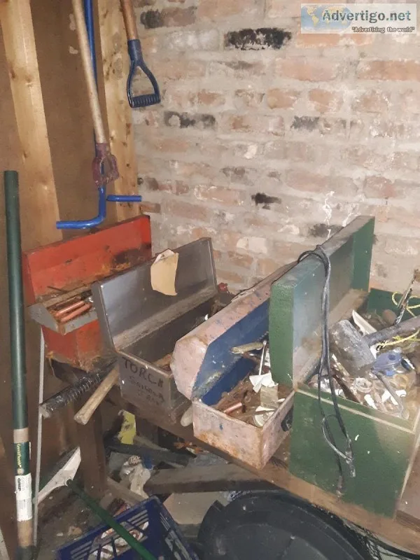 5 tool boxes and tools inside included