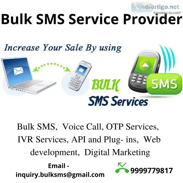 Increase your sale by using Bulk SMS Services