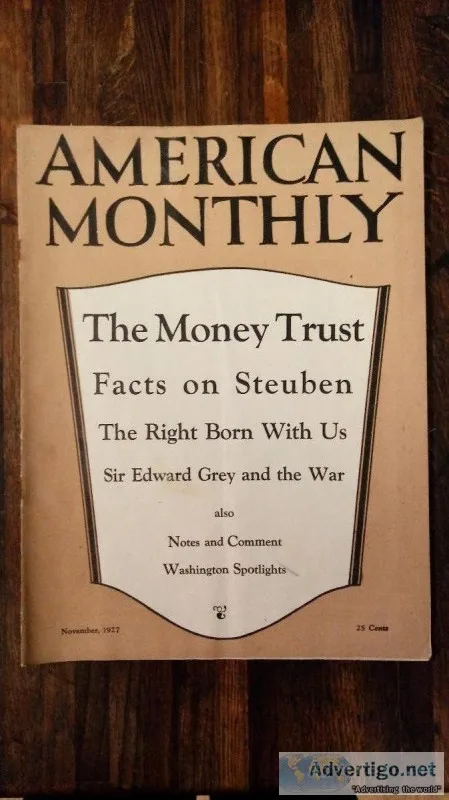 AMERICAN MONTHLY MAGAZINE The Money Trust November 1927
