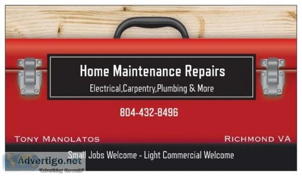 Home Repair and Maintenance Richmond VA