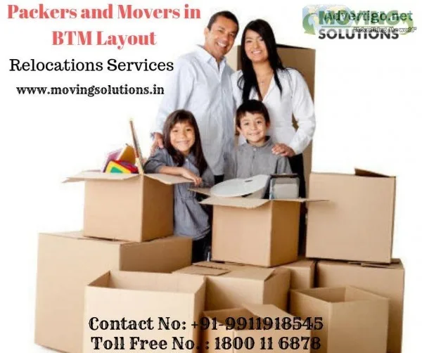 Top Rated and Verified Movers and Packers in BTM Layout