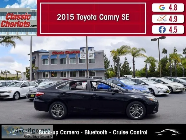 Used 2015 Toyota Camry SE for Sale in San Diego- 19637
