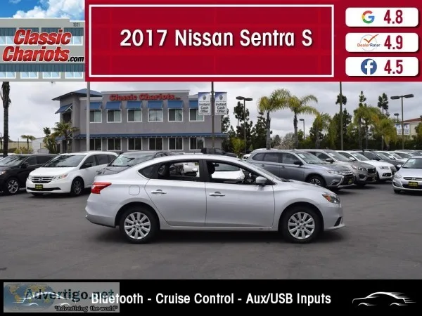 Used 2017 Nissan Sentra S for Sale in San Diego- 19508r