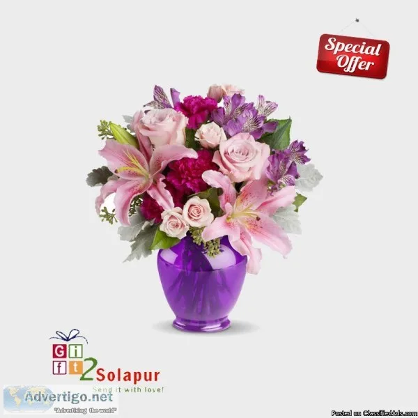 Send Flowers to Solapur Gifts Cakes Online Local Florist