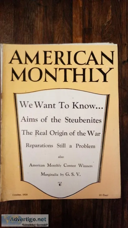American Monthly Magazine Oct 1928