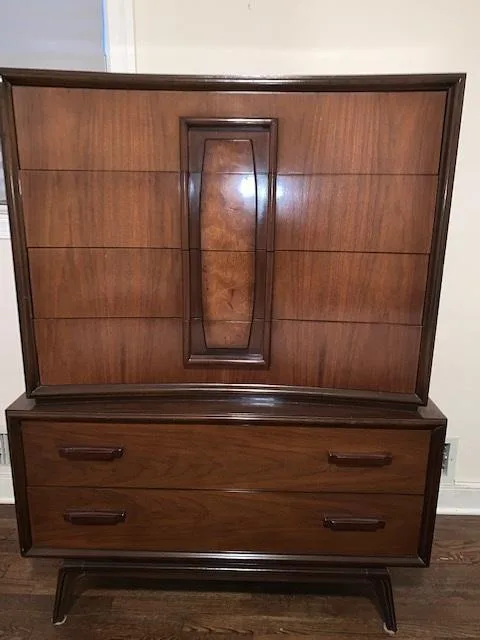 Vintage Mid Century Modern Full Bedroom Set