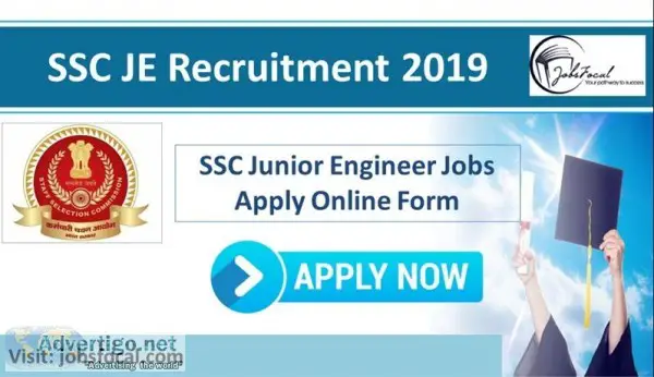 SSC JE Recruitment 2019 &ndash20 Junior Engineer Jobs Apply Onli