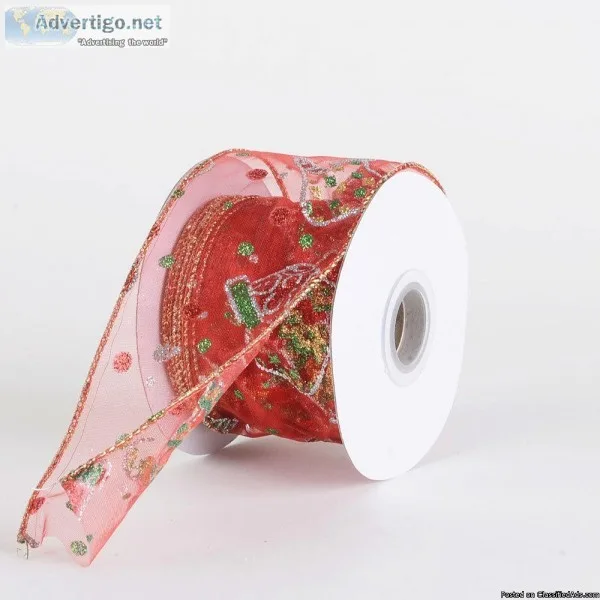 Christmas Ribbon ( 2-12 Inch x 10 Yards )