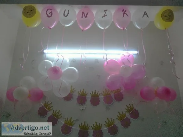 Who is the Best Balloons Decorator ideas for Birthday Party in D