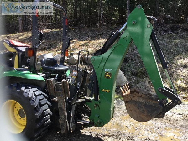 John Deere backhoe attachment
