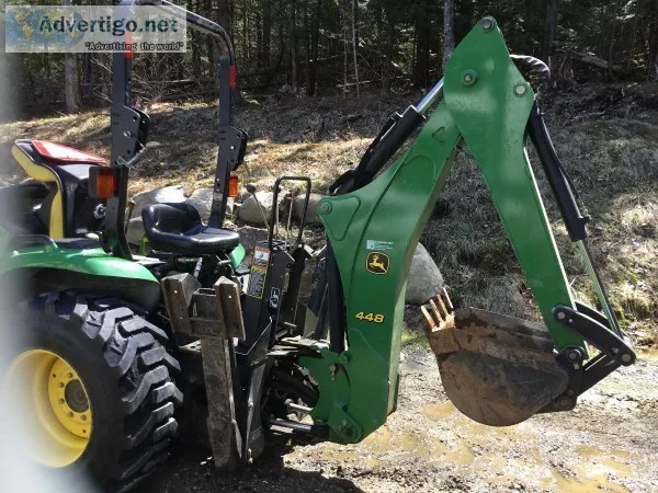 John Deere backhoe attachment