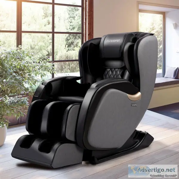 Full Body Massage Chair Zero Gravity with Heat and Foot Rollers 