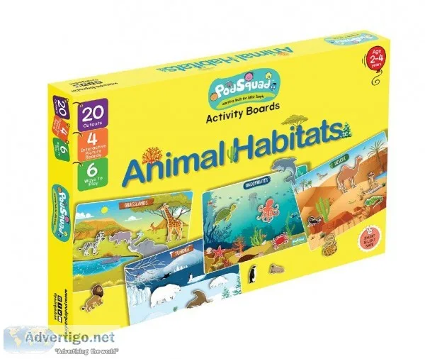 Get the best return gifts for kids (animal habitats)