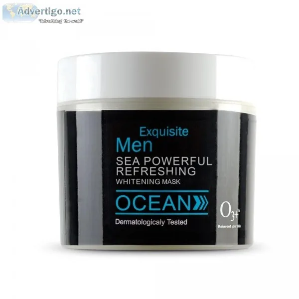 Buy o3 Men Sea Powerful Refreshing Whitening Mask Online