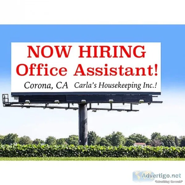Office Assistant for CORONA location