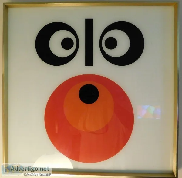 1970s Modern Op Wall Art by Turner
