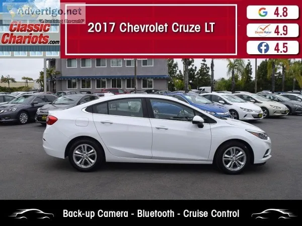 Used2017 Chevrolet Cruze LT for Sale in San Diego - 19665
