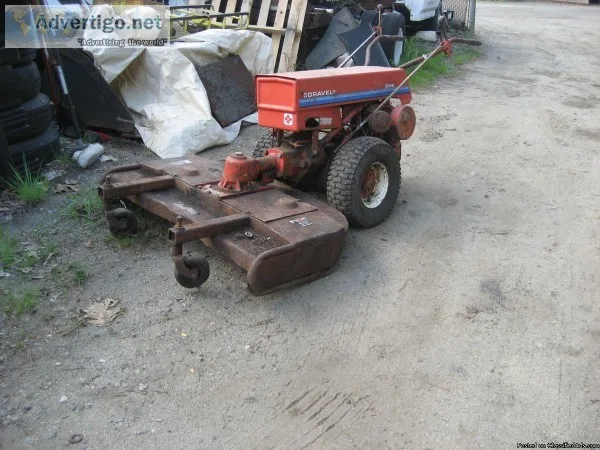 graverly walk behind mower
