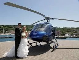 Book a helicopter for your marriage day in Rajasthan
