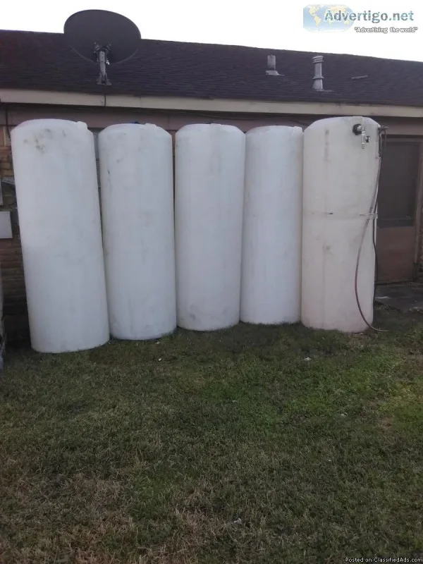 Used storage tanks