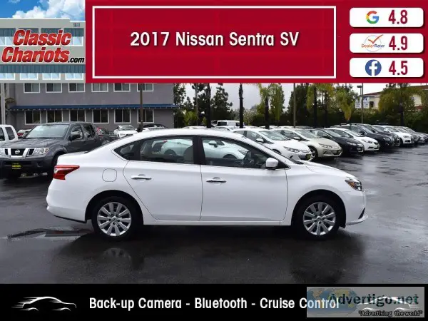 Used 2017 Nissan Sentra SV for Sale in San Diego - 19587r