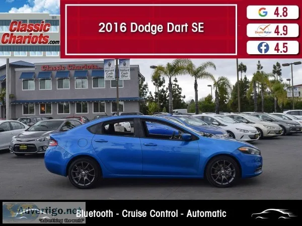 Used 2016 Dodge Dart SE for Sale in San Diego- 19461