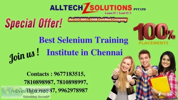 Best Selenium Training Institute in Chennai  Selenium Training I