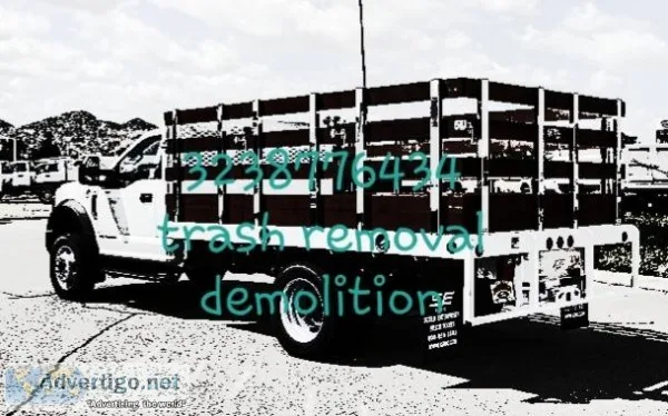 hauling trash concrete dirt demolition
