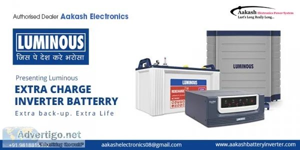Authorized Inverter Battery Dealer Noida  Aakash Electronics