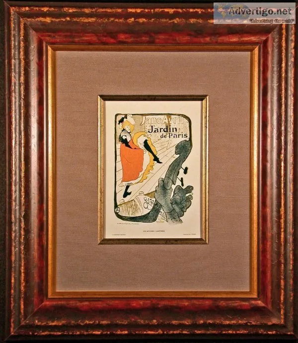 Jane Avril 1896 Color Lithograph after Toulouse-Lautrec