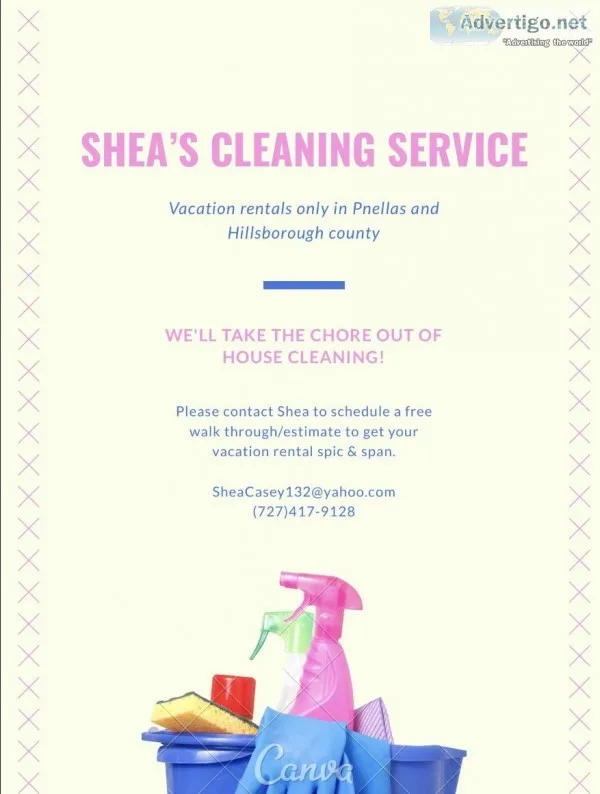 Shea&rsquos Vacation Rental Cleaning Service