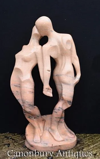 Pink Marble Abstract Garden Sculpture statue