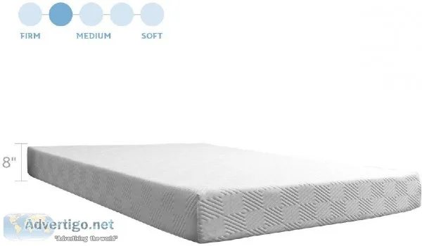 Queen sz. Memory foam mattress and Frame new