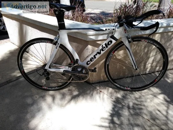 Cervelo P3 Carbon Fiber TT bike wUltegra