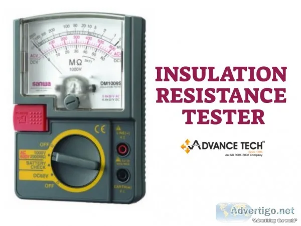 Buy Insulation Resistance Tester at an Economical Rate