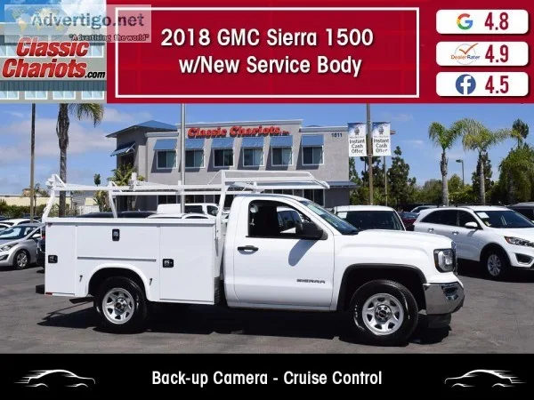 Used 2018 GMC Sierra 1500 wNew Service Body for Sale in San Dieg