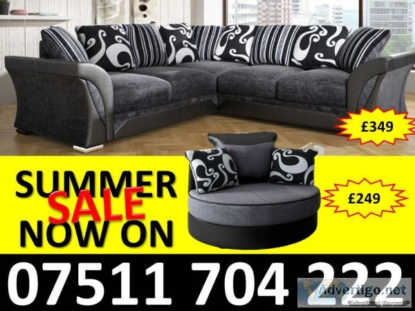 Brand new ShannonZina corner sofa and cuddle chair OR 32 Italian