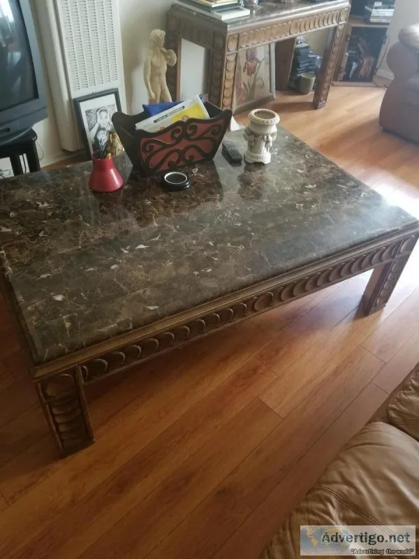 Marble table