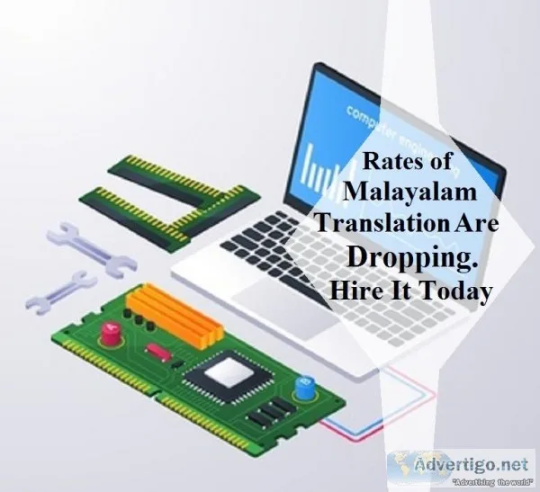 Rates of Malayalam Translation Are Dropping. Hire It Today