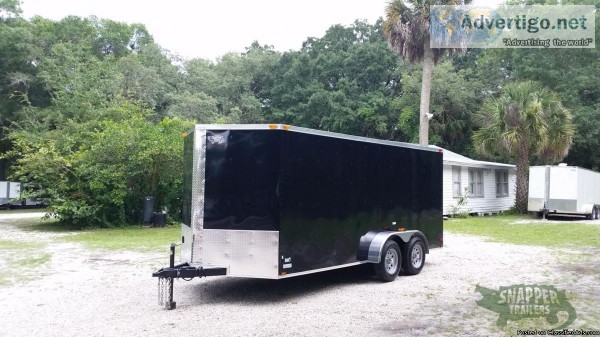 7 x 16 Standard Enclosed Cargo Trailer W3 in height - 12292