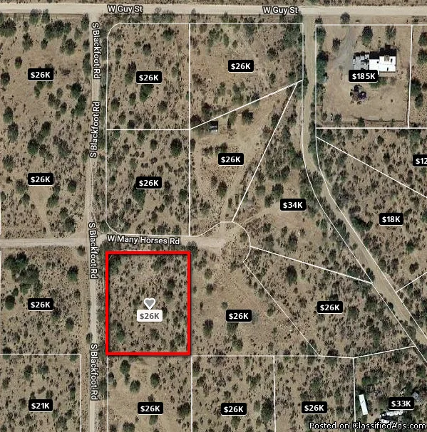 AMAZING DEAL on a 1 Acre lot in Beautiful Diamond Bell Ranch jus