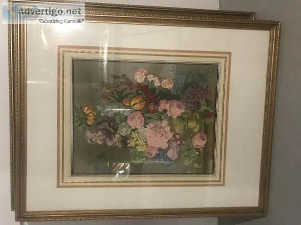 Joseph Nigg (2) framed chromolithographs